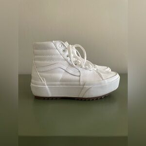 White High-Top Vans